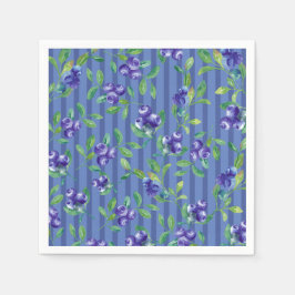 ブルーベリーベリースイートベビーシャワー スタンダードカクテルナプキン