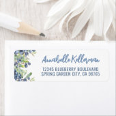 ブルーベリーベリースウィート差出人住所 ラベル (インサイチュ)