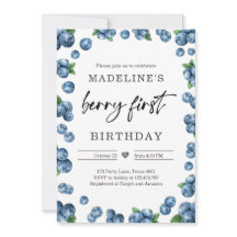 ブルーベリーベリースウィート1st第1誕生日