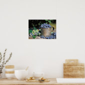 ブルーベリーポスタープリント ポスター (キッチン)