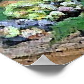 ブルーベリーポスタープリント ポスター (角)