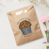 ブルーベリーマフィンベーカリー焼いたグッズ朝食フード フェイバーバッグ (封をした状態)