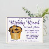 ブルーベリーマフィンペストリーブレックファーストブランチ 招待状 (スタンド正面)