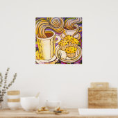 「ブルーベリーマフィン」 ポスター (キッチン)