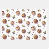 ブルーベリーマフィン ラッピングペーパーシート (正面)