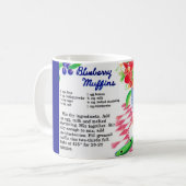 ブルーベリーミュフィンのレシピ コーヒーマグカップ (正面左)