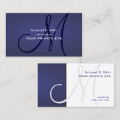 ブルーベリーモノグラム 名刺 (正面/裏面)