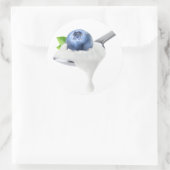 ブルーベリーヨーグルト小さじ ラウンドシール (バッグ)