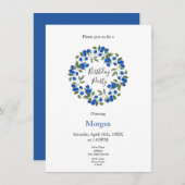 ブルーベリーリース 招待状 (正面/裏面)