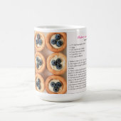 ブルーベリーレモンクッキーカップレシピマグカップ コーヒーマグカップ (中央)