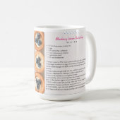 ブルーベリーレモンクッキーカップレシピマグカップ コーヒーマグカップ (正面右)