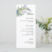 ブルーベリーワイルドフラワーラベ素朴ンダー結婚ズ メニュー (スタンド正面)