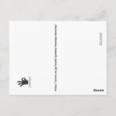 ブルーベリー付きブラックヘッドカイク ポストカード (裏面)