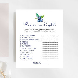 ブルーベリー価格は右ベビーシャワーゲーム