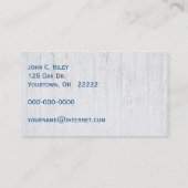 ブルーベリー収穫 名刺 (裏面)