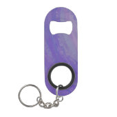 ブルーベリー塗抹 キーホルダー栓抜き (正面)