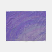 ブルーベリー塗抹 フリースブランケット (正面(横))