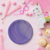 ブルーベリー塗抹 ペーパープレート (パーティー)