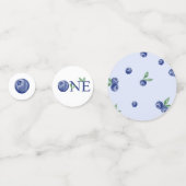 ブルーベリー少年ベリーの最初の誕生日パーティー紙吹雪 コンフェッティ (正面)