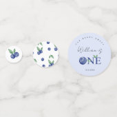 ブルーベリー少年ベリーの最初の誕生日パーティー紙吹雪 コンフェッティ (裏面)