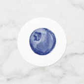 ブルーベリー少年ベリーの最初の誕生日パーティー紙吹雪 コンフェッティ (スモール正面)