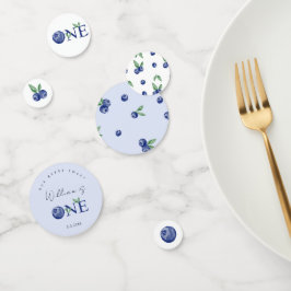 ブルーベリー少年ベリーの最初の誕生日パーティー紙吹雪 コンフェッティ