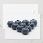 ブルーベリー招待状 招待状 (正面/裏面)