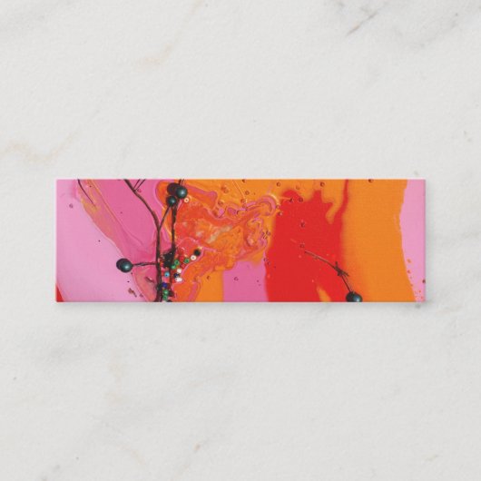 "ブルーベリー木" スキニー名刺 (正面)