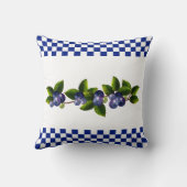 ブルーベリー枕 クッション (裏面)