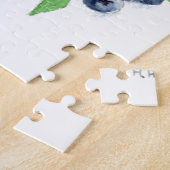 ブルーベリー果実のキッチンウォーターカラー自然 ジグソーパズル (側面)