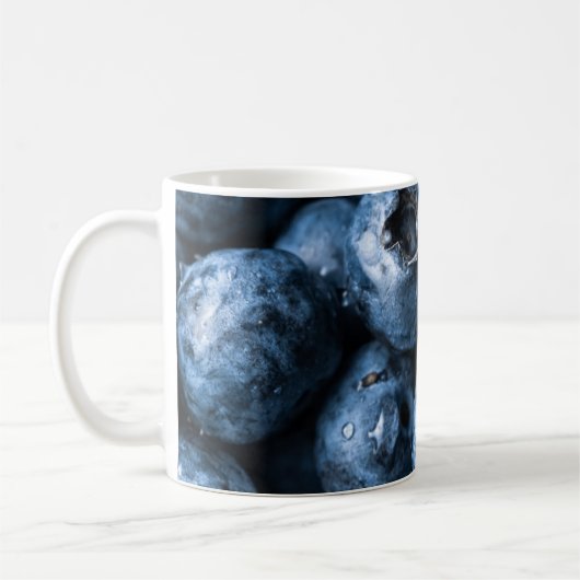 ブルーベリー果実 コーヒーマグカップ (左)