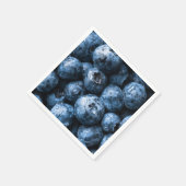 ブルーベリー果実 スタンダードカクテルナプキン (角)