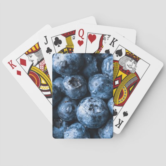 ブルーベリー果実 トランプ (裏面)