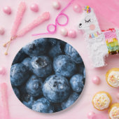 ブルーベリー果実 ペーパープレート (パーティー)