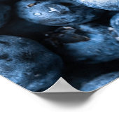 ブルーベリー果実 ポスター (角)