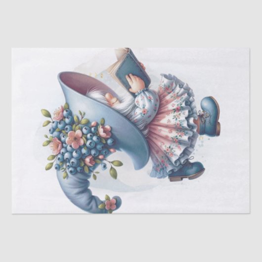 ブルーベリー格言 薄葉紙 (正面)