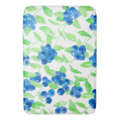 ブルーベリー水の色パターン バスマット (正面縦)