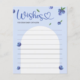 ブルーベリー甘い水の色ベビーシャワー希望ゲーム