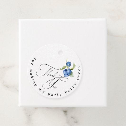 ブルーベリー甘い赤ちゃん感謝していシャワーあなた フェイバータグ (インサイチュ)