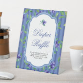 ブルーベリー甘おむつラッフルベビーシャワー 台座サイン (インサイチュ)