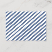 ブルーベリー男の赤ちゃんシャワーブックベビーカード エンクロージャーカード (裏面)