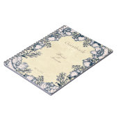 ブルーベリー素朴ミッ結婚ドサマーのゲストブック ノートブック (左側)