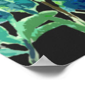 ブルーベリー絵画ズ ポスター (角)