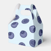 ブルーベリー自然。青の熟したおいしいブルーベリー フェイバーボックス (裏面サイド)