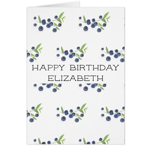 ブルーベリー誕生日フルーツフレッシュベリー (正面)