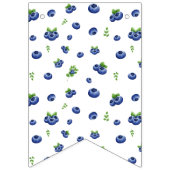 ブルーベリー誕生日ベリースイートフォト バンティングフラッグ (第1の旗)