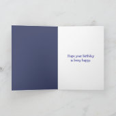 ブルーベリー誕生日 カード (内部)