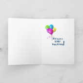 ブルーベリー誕生日 カード (内部)