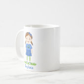 ブルーベリー誕生日 コーヒーマグカップ (正面左)