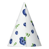 ブルーベリー誕生日 パーティーハット (裏面)